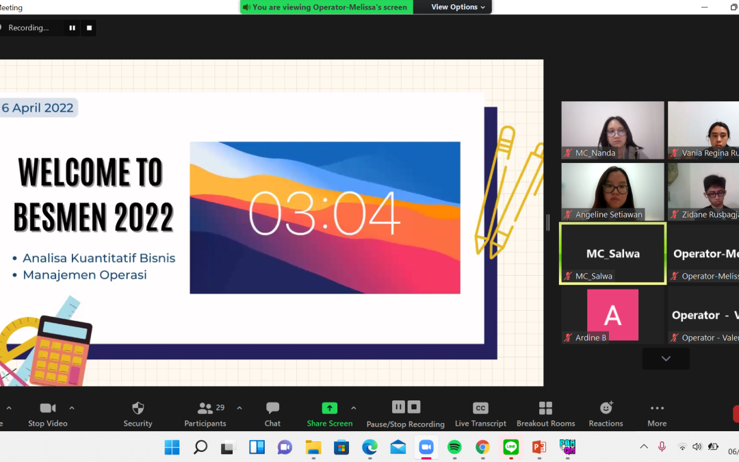 REALISASI KEGIATAN BELAJAR SENANG MANAJEMEN 2022
