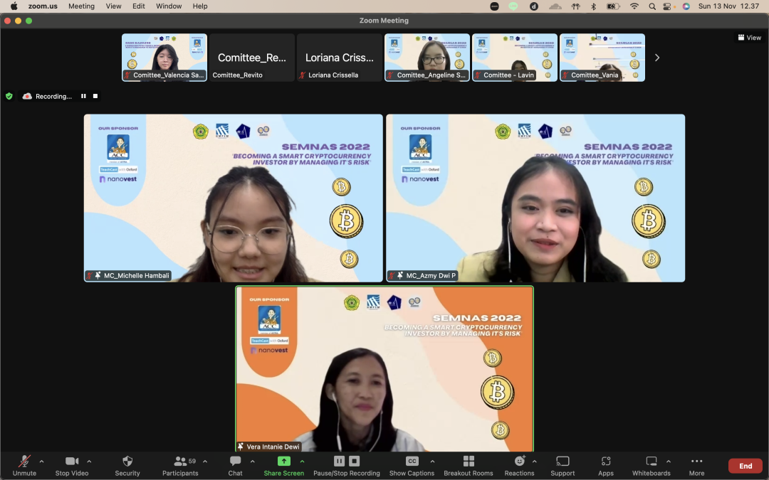 National Seminar 2022: “Becoming a SMART Cryptocurrency Investor by Managing Its Risk